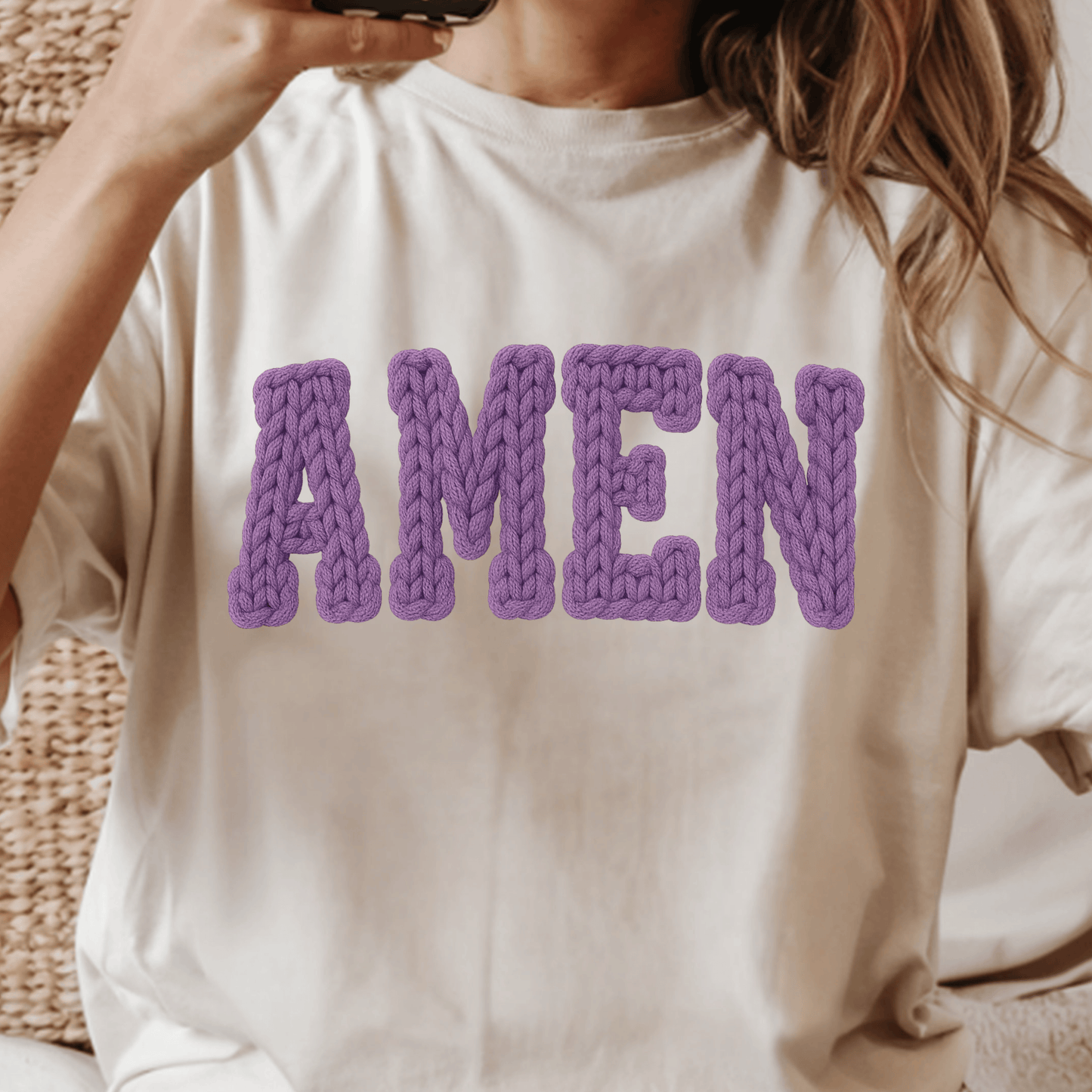 Faux Yarn Amen Multiple Colors To Choose From
