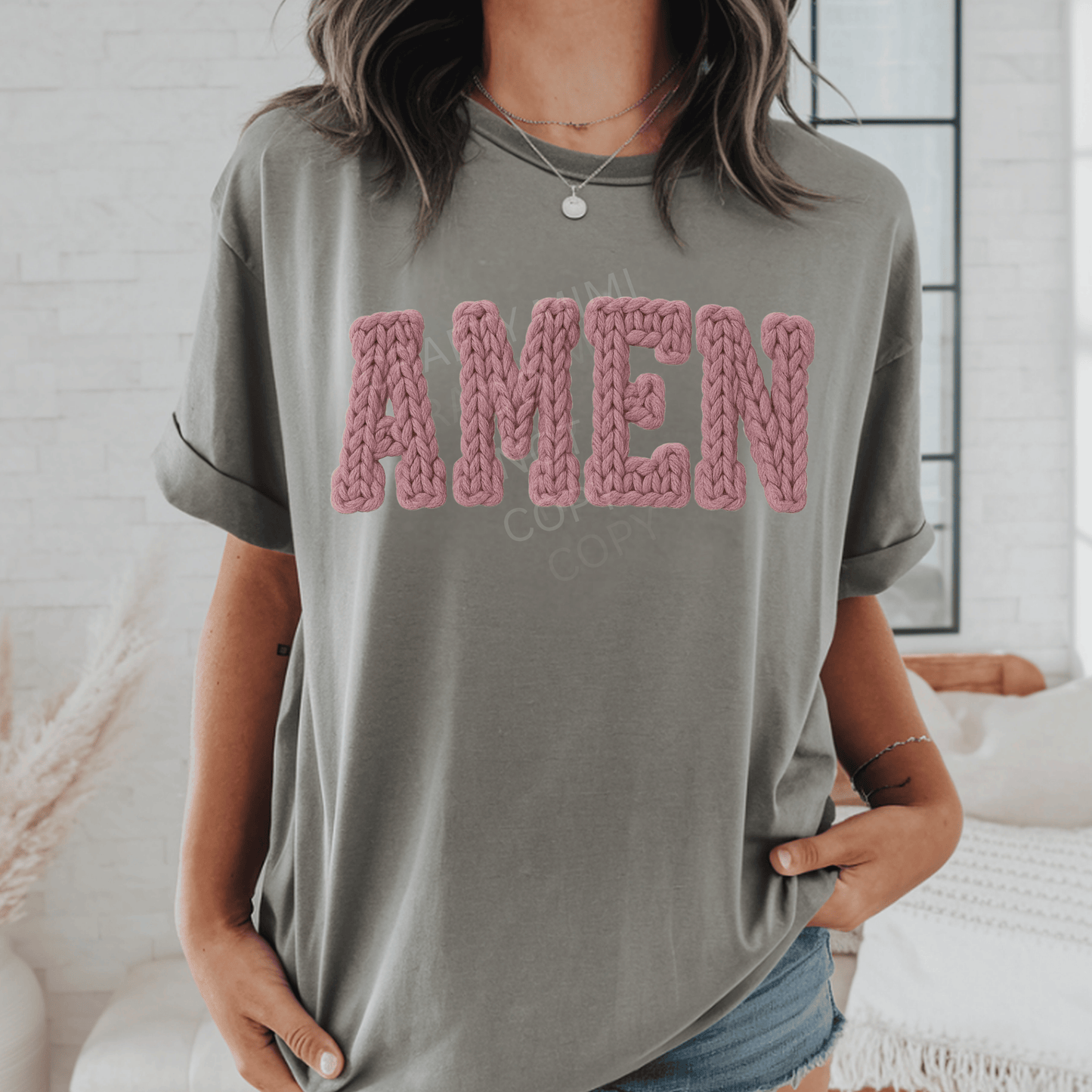 Faux Yarn Amen Multiple Colors To Choose From