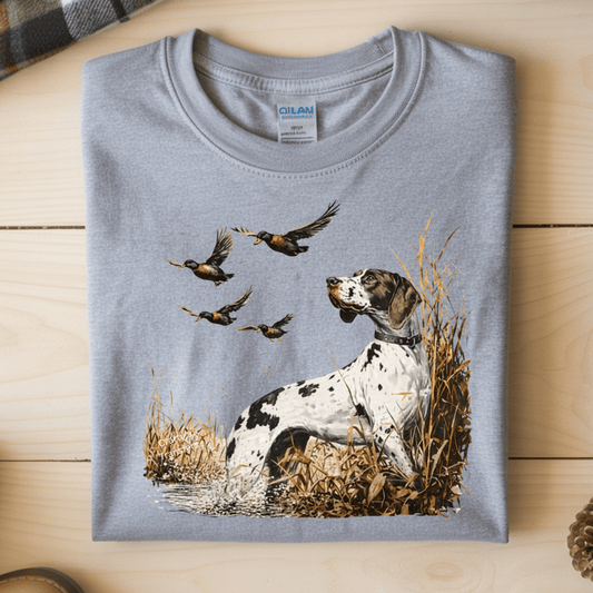 Bird Dog Hunting DTF Shirt Transfer | Upland Pointer Duck Hunting Outdoor Design