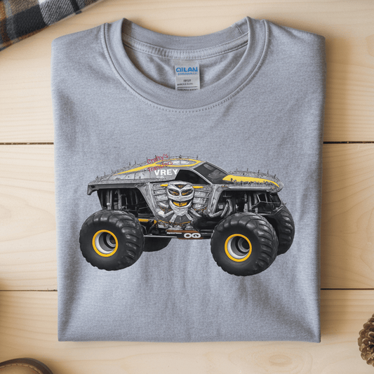 Monster Truck DTF Shirt Transfer | Off-Road Racing Monster Jam Style Truck Design