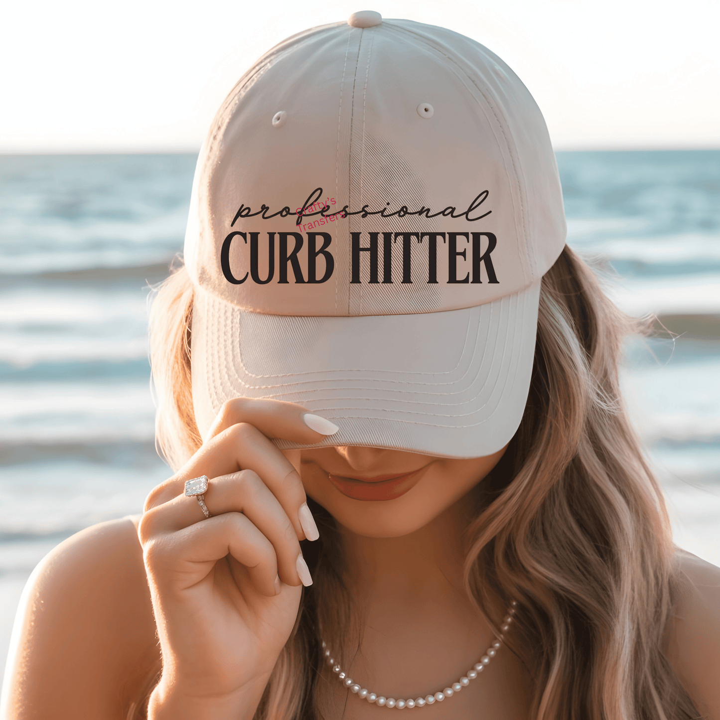 Professional Curb Hitter DTF Transfer | Funny Driving Humor Shirt Heat Transfer | Sarcastic Graphic Tee Design