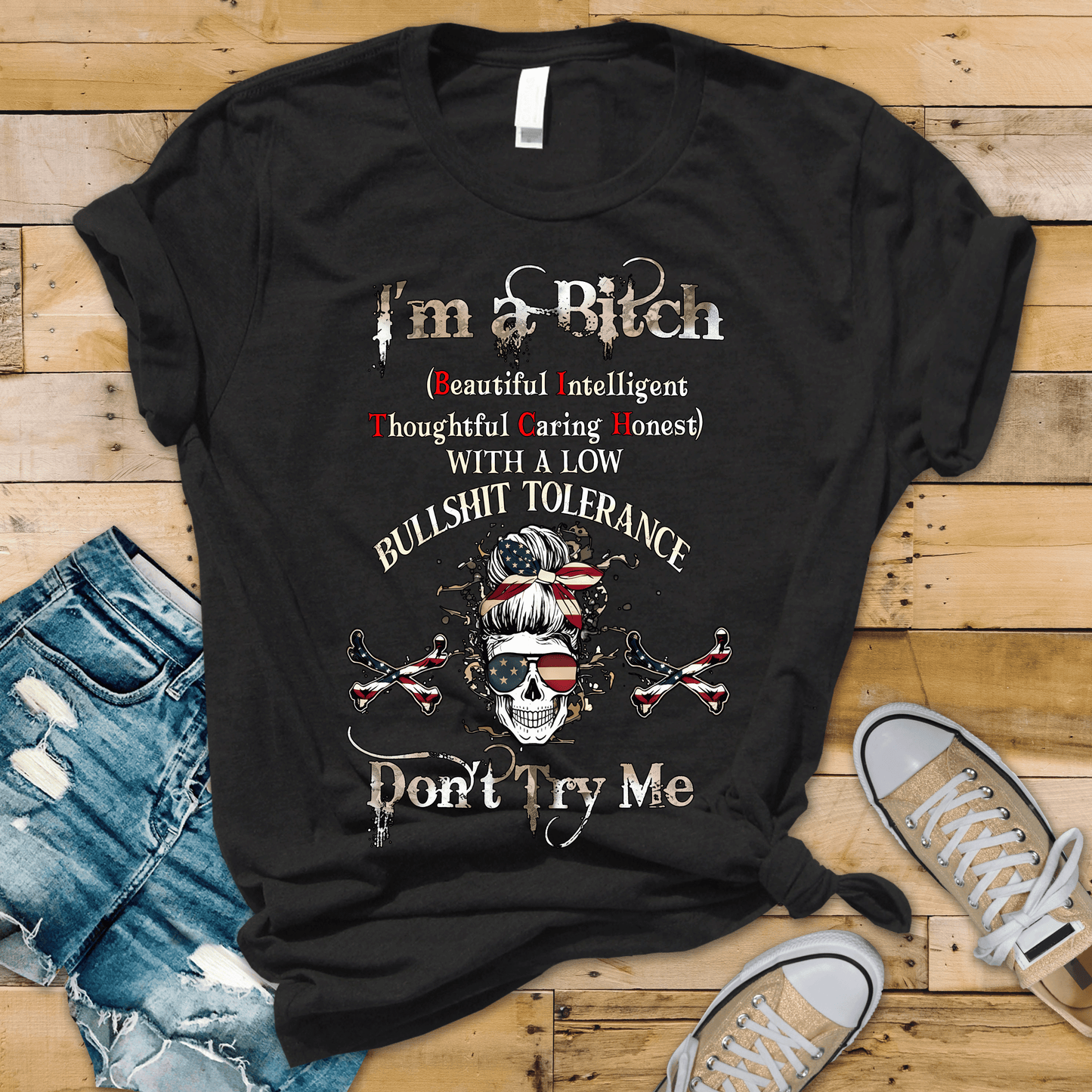 Don’t Try Me DTF Shirt Transfer | Funny Attitude Graphic | Bold Statement Heat Transfer