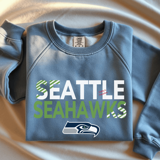 Seattle Seahawks DTF Shirt Transfer | Seattle Football “Seattle Seahawks” Game Day Heat Press Design