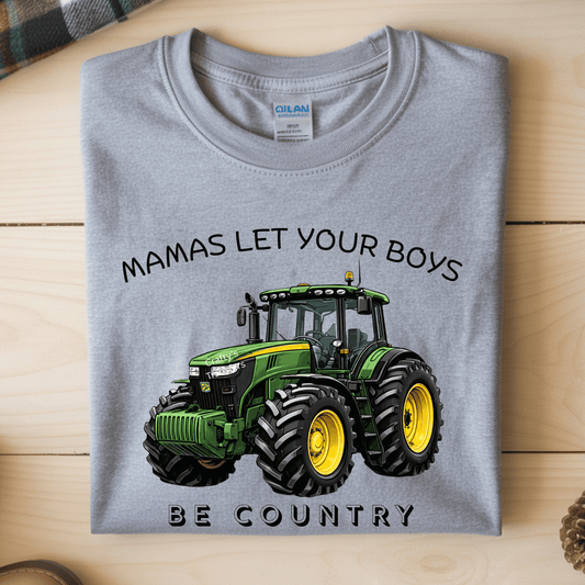 Green Tractor DTF Shirt Transfer – Farm Life Agriculture Heat Transfer | Ready to Press