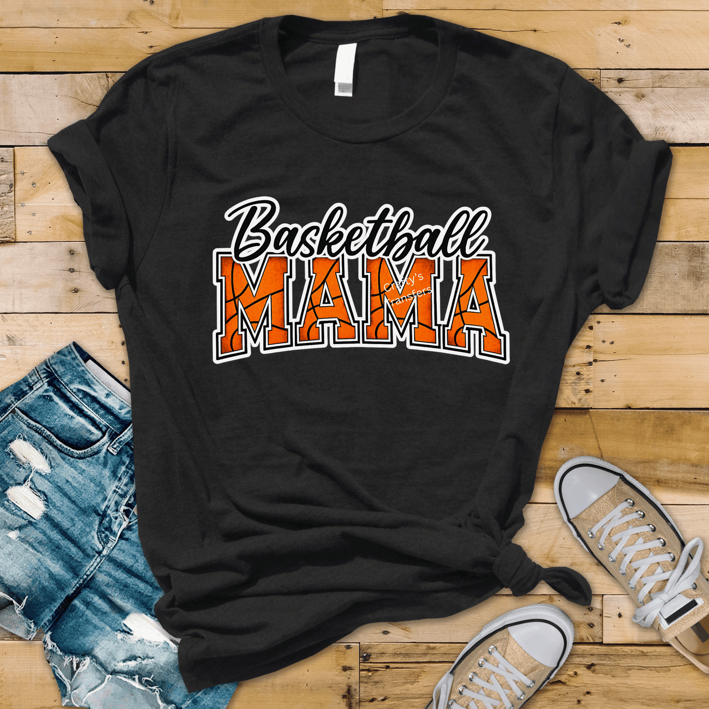 Basketball Mama DTF Transfer | Basketball Shirt Heat Transfer | Ready to Press Sports DTF Design (Copy)
