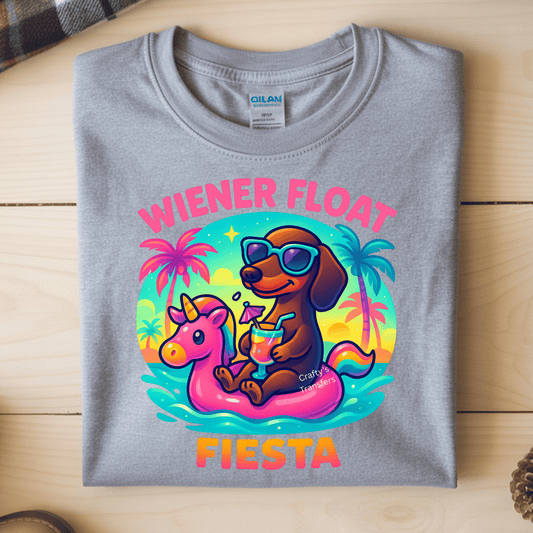 Weiner Float DTF Transfer | Funny Summer Wiener Float Graphic