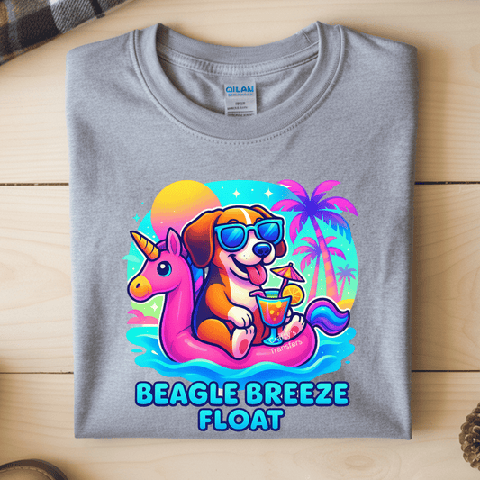 Beagle DTF Transfer | Funny Summer Beagle Graphic