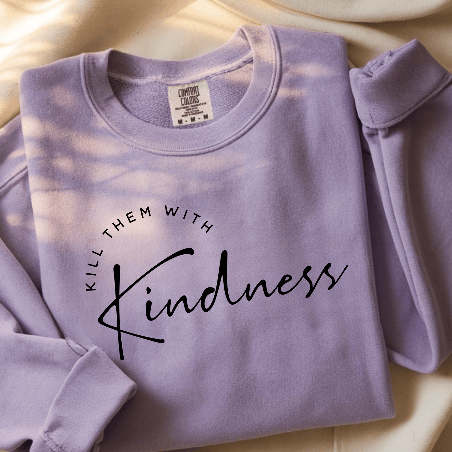 Kill Them With Kindness DTF Transfer | Inspirational Quote Heat Transfer | Positive Message Shirt Design | Teacher Church Graphic Transfer