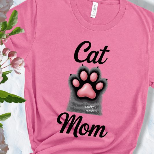Cat Mom Paw Print