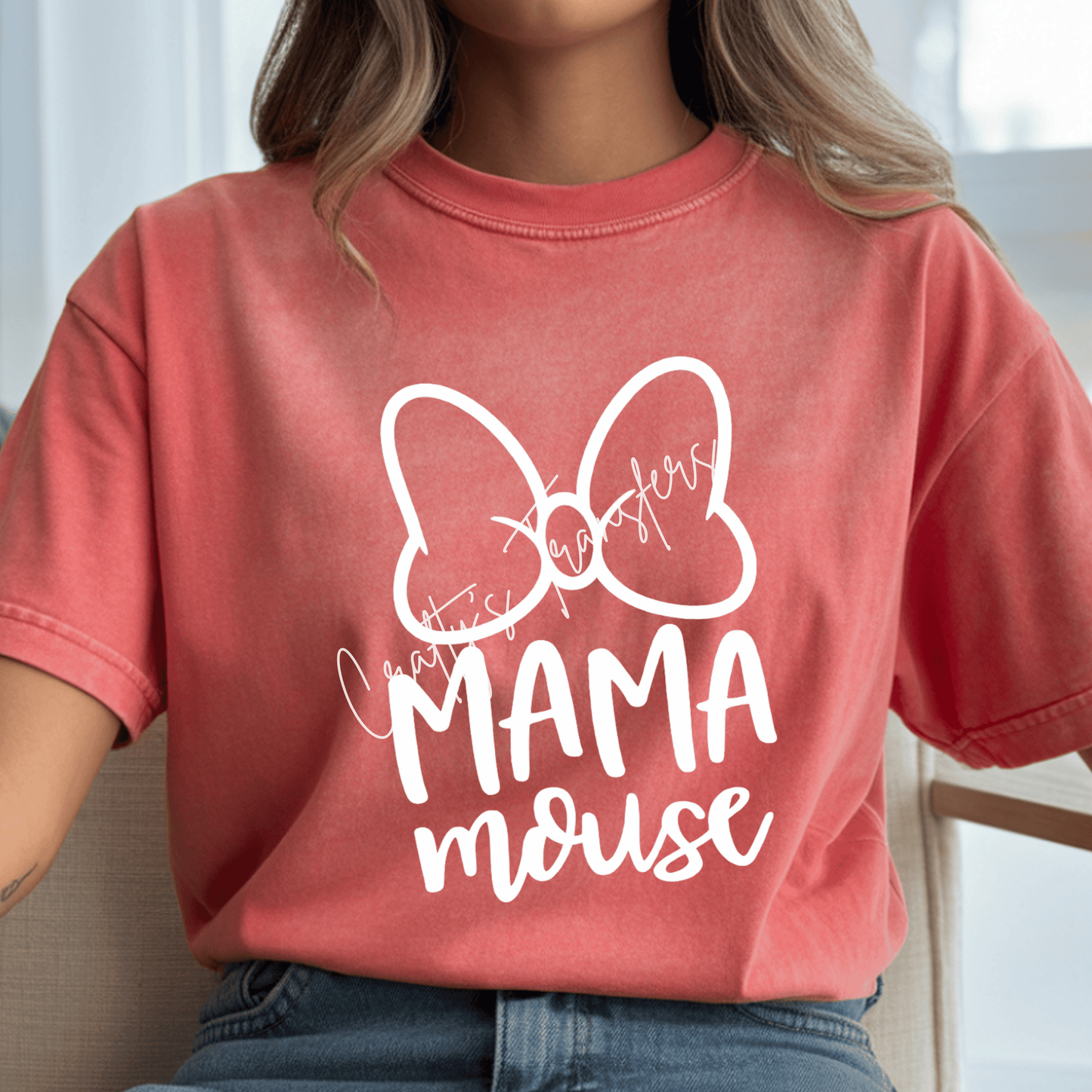 Mama Mouse DTF Transfer | Mini Mouse Matching Set | Mommy and Me Disney Inspired Shirt Transfer