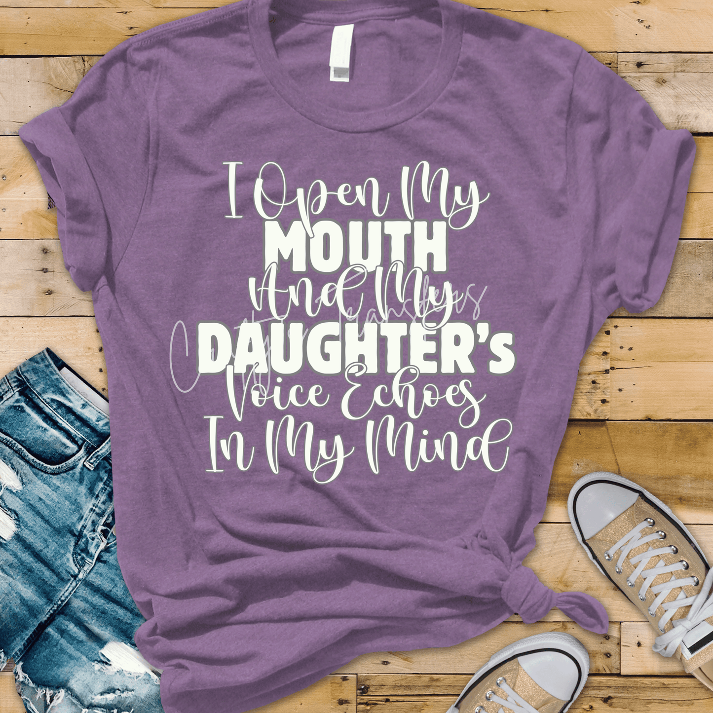 I Open My Mouth and My Mama Comes Out DTF Transfer | Funny Mom Shirt Design | Sarcastic Motherhood Graphic Tee