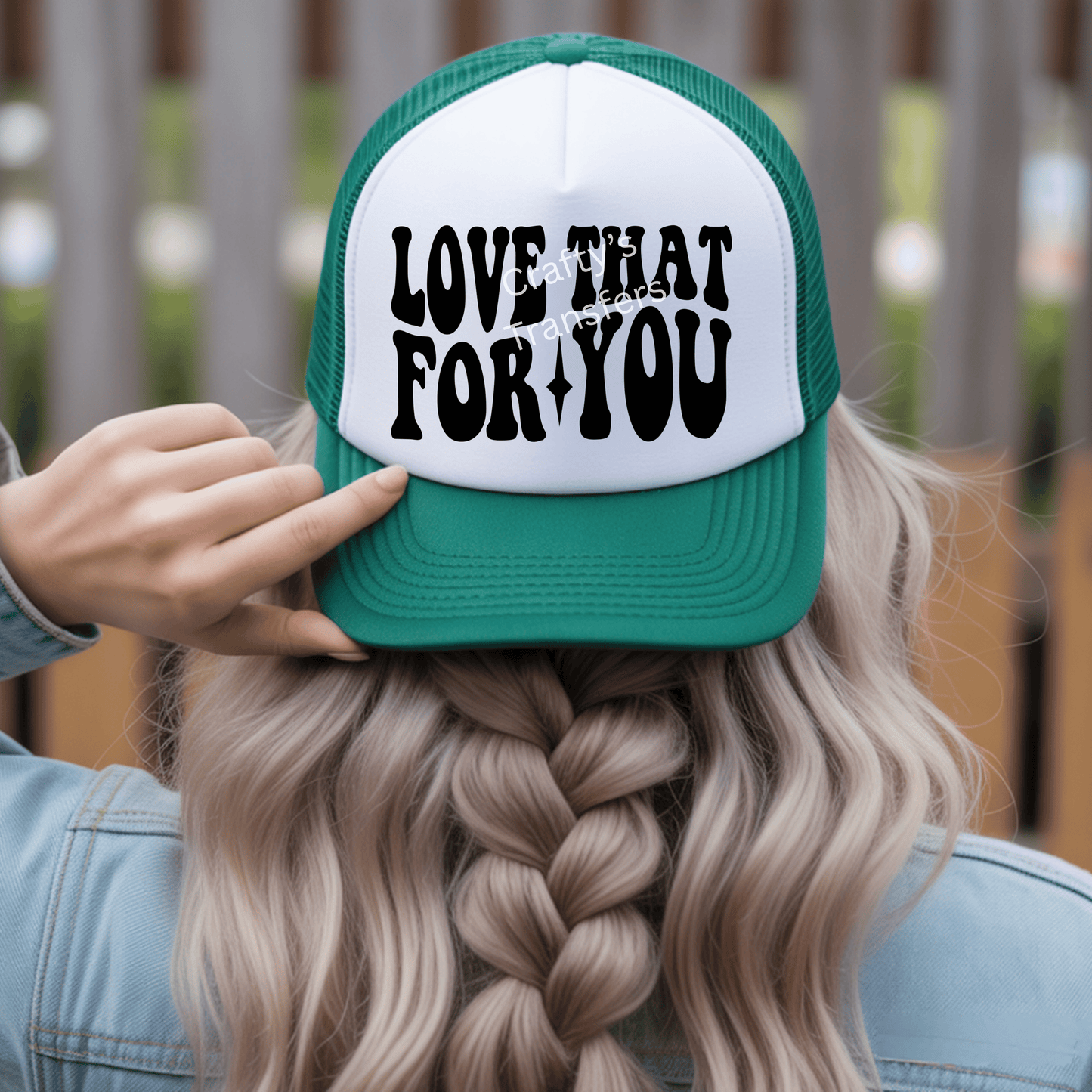 Love That For You DTF Transfer | Trendy Western Retro Quote Transfer | Funny Aesthetic Graphic for Shirts & Hats