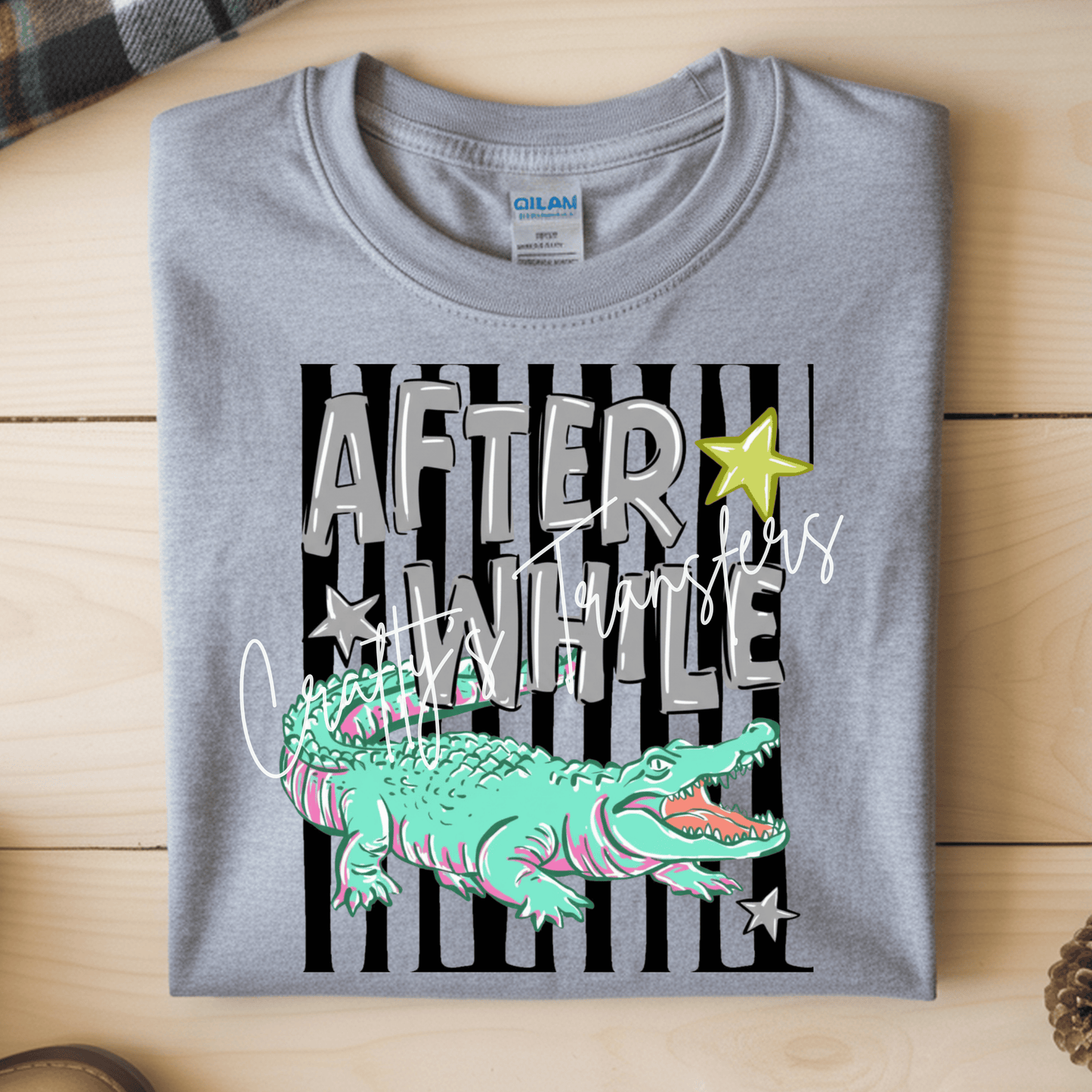 Later Gators DTF Transfer | Preppy Alligator Graphic Transfer | Funny Southern Saying Shirt Design | Trendy Animal Tee Print | Ready to Press Transfer