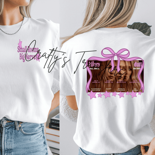 Hilary Duff Inspired DTF Transfer | Retro Celebrity Graphic Tee Design | Trendy Pop Culture Shirt Transfer