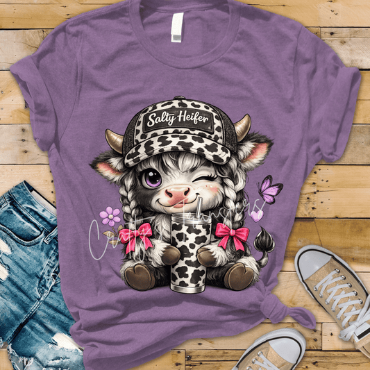 Salty Heifer Highland Cow - Cow Print