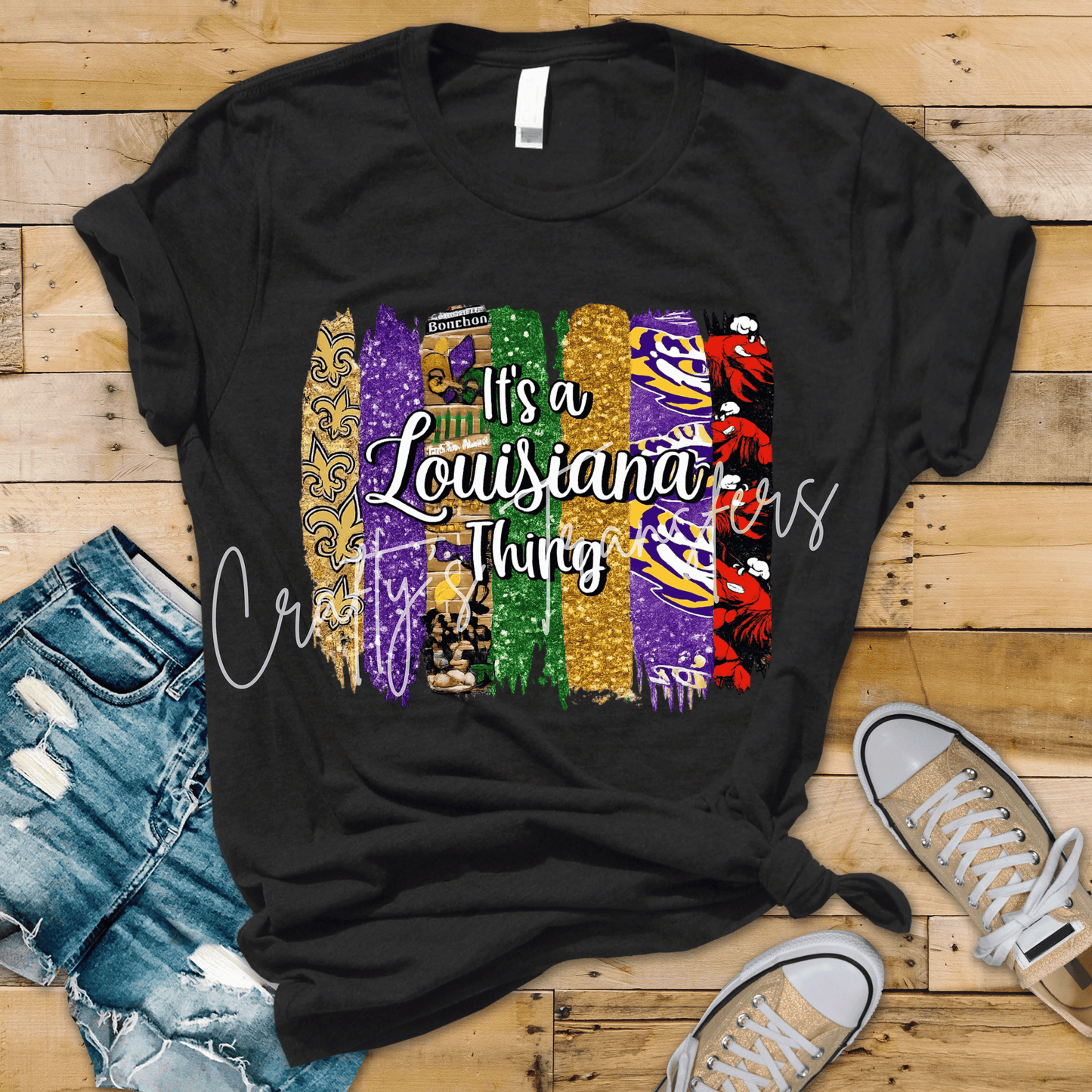 It’s A Louisiana Thing DTF Transfer | Mardi Gras Louisiana Graphic Transfer | Southern Cajun Tiger Shirt Design