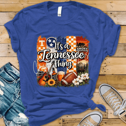 It’s A Tennessee Thing DTF Transfer | Tennessee Volunteers Southern Graphic Transfer | Smoky Mountains Country Shirt Design