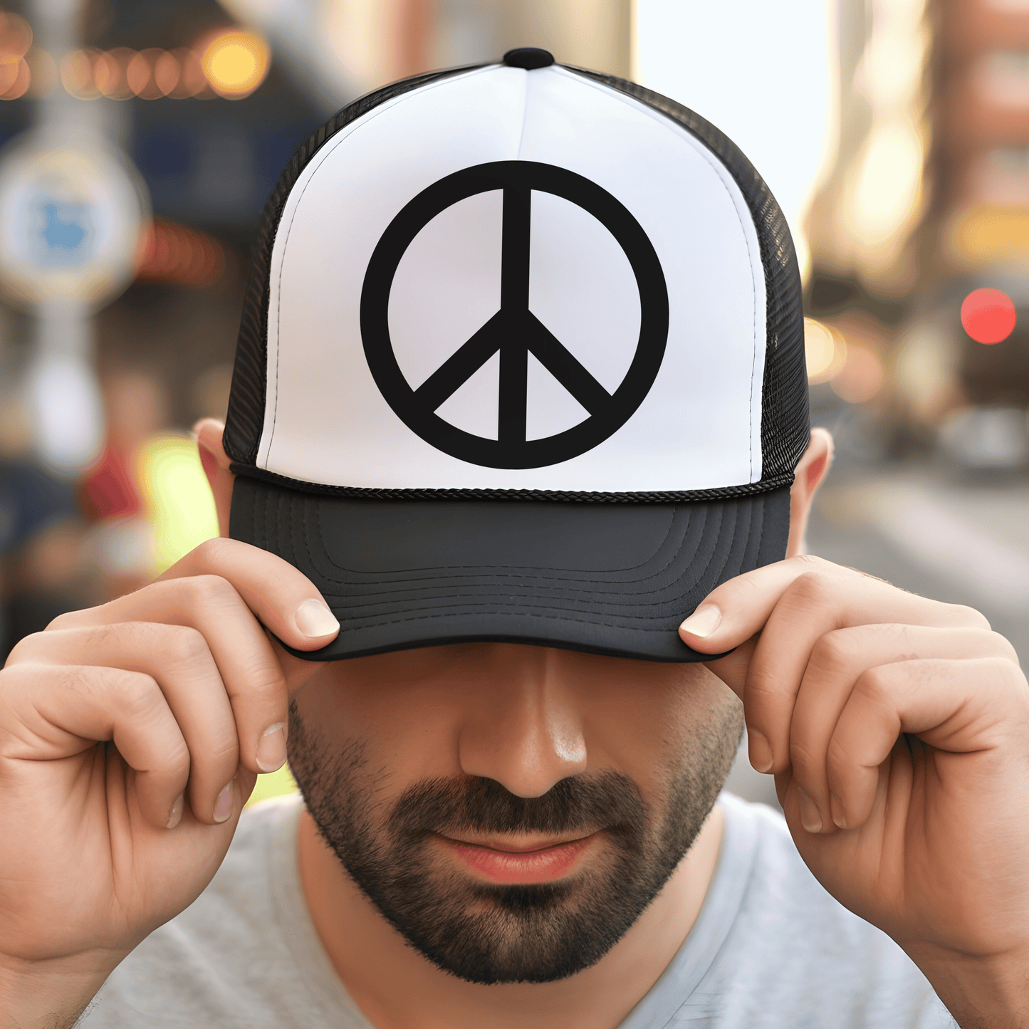 Peace Sign Black