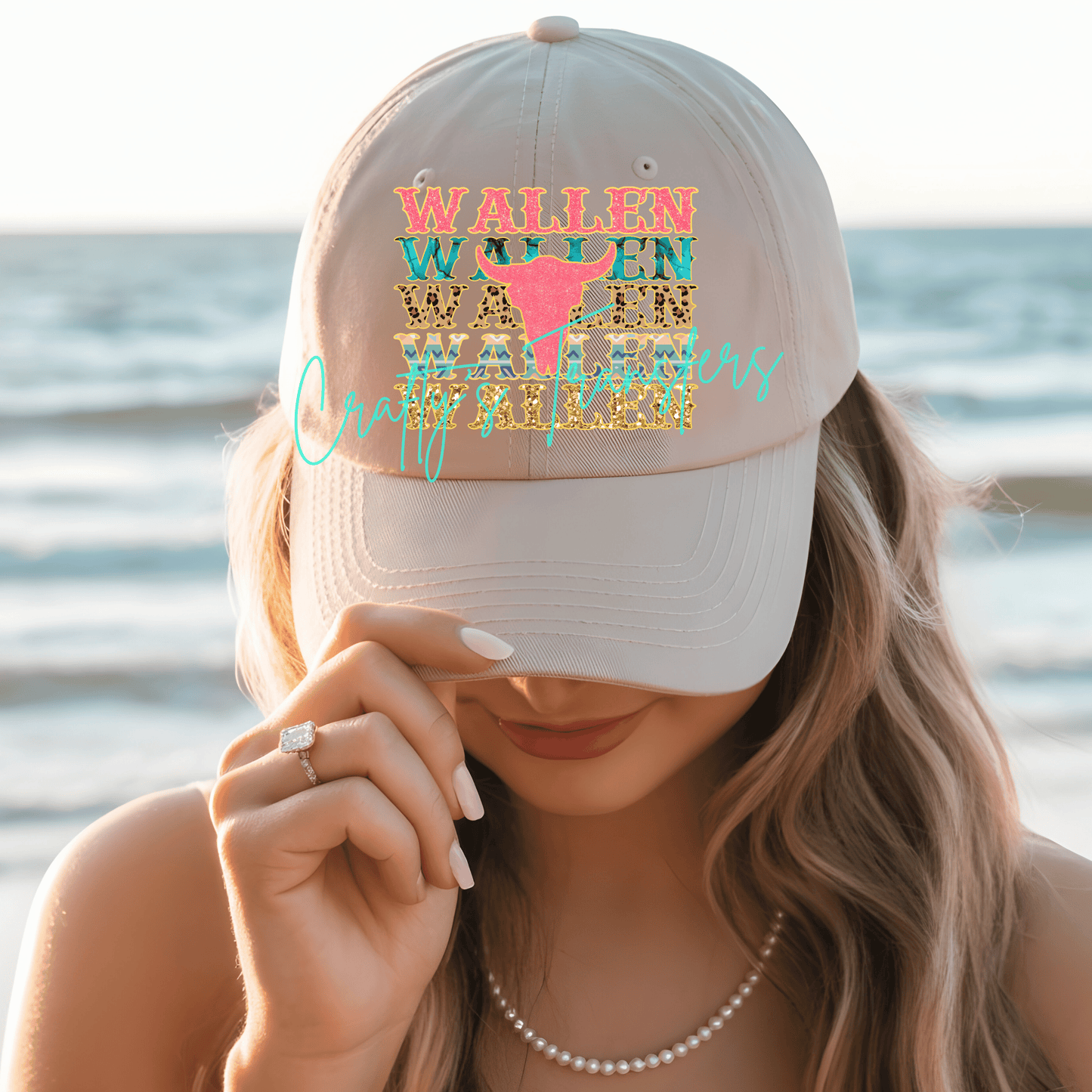 Wallen Stacked Turquoise and Pink, Cheeta and Gold