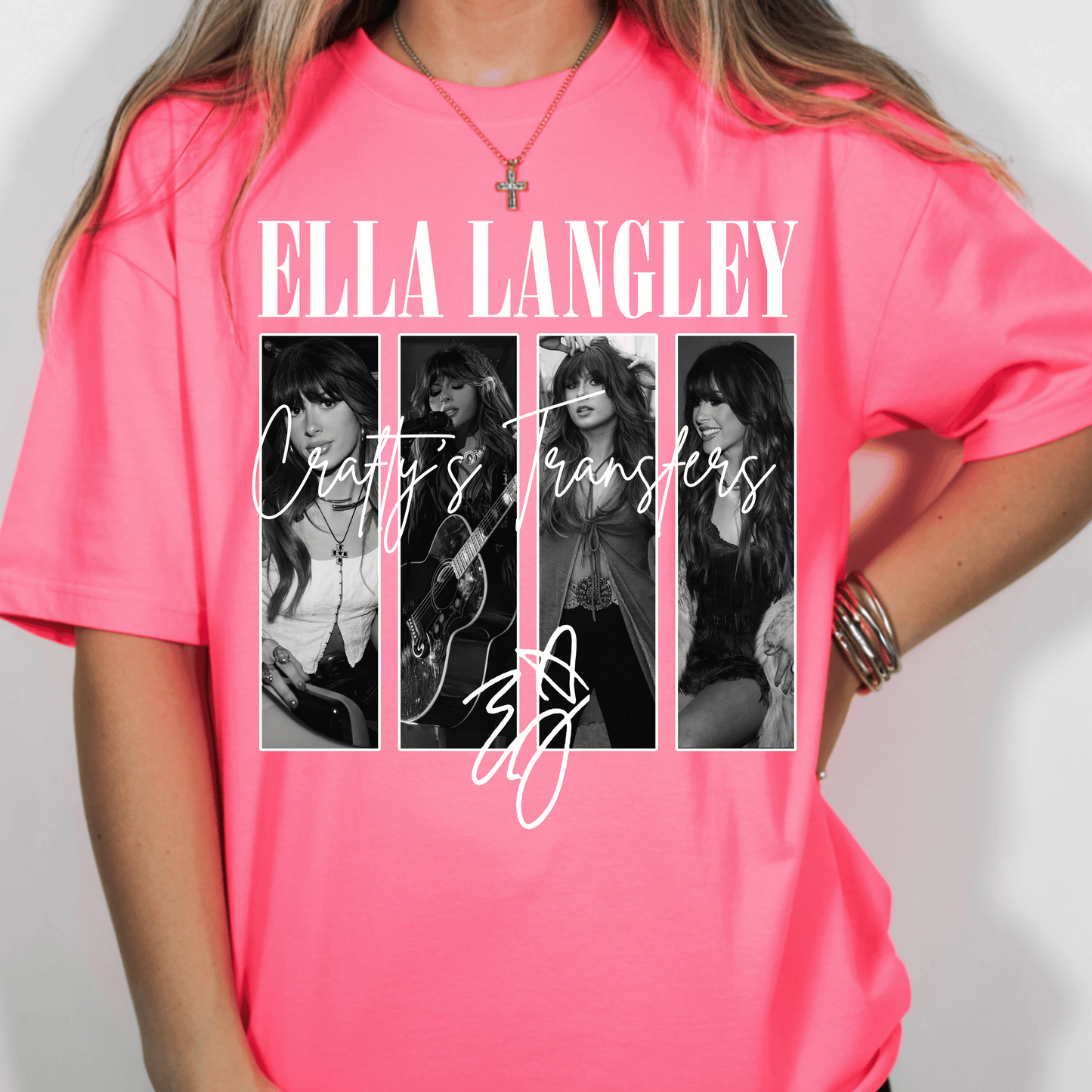 Ella Langley Inspired DTF Transfer | Country Music Fan Graphic Tee Transfer | Western Concert Shirt Design