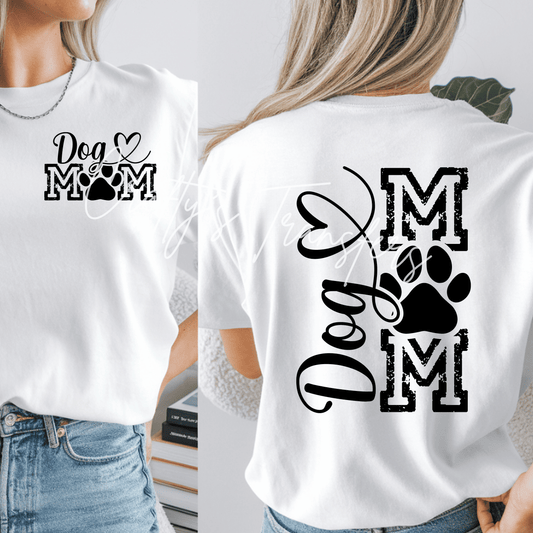 Dog Mom Back and Pocket