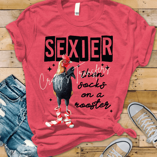 Funny Rooster DTF Transfer | Chicken in Socks Shirt Transfer | Farmhouse Chicken Graphic | Cute Country Farm Heat Transfer