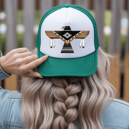 Eagle Trucker Hat DTF Patch