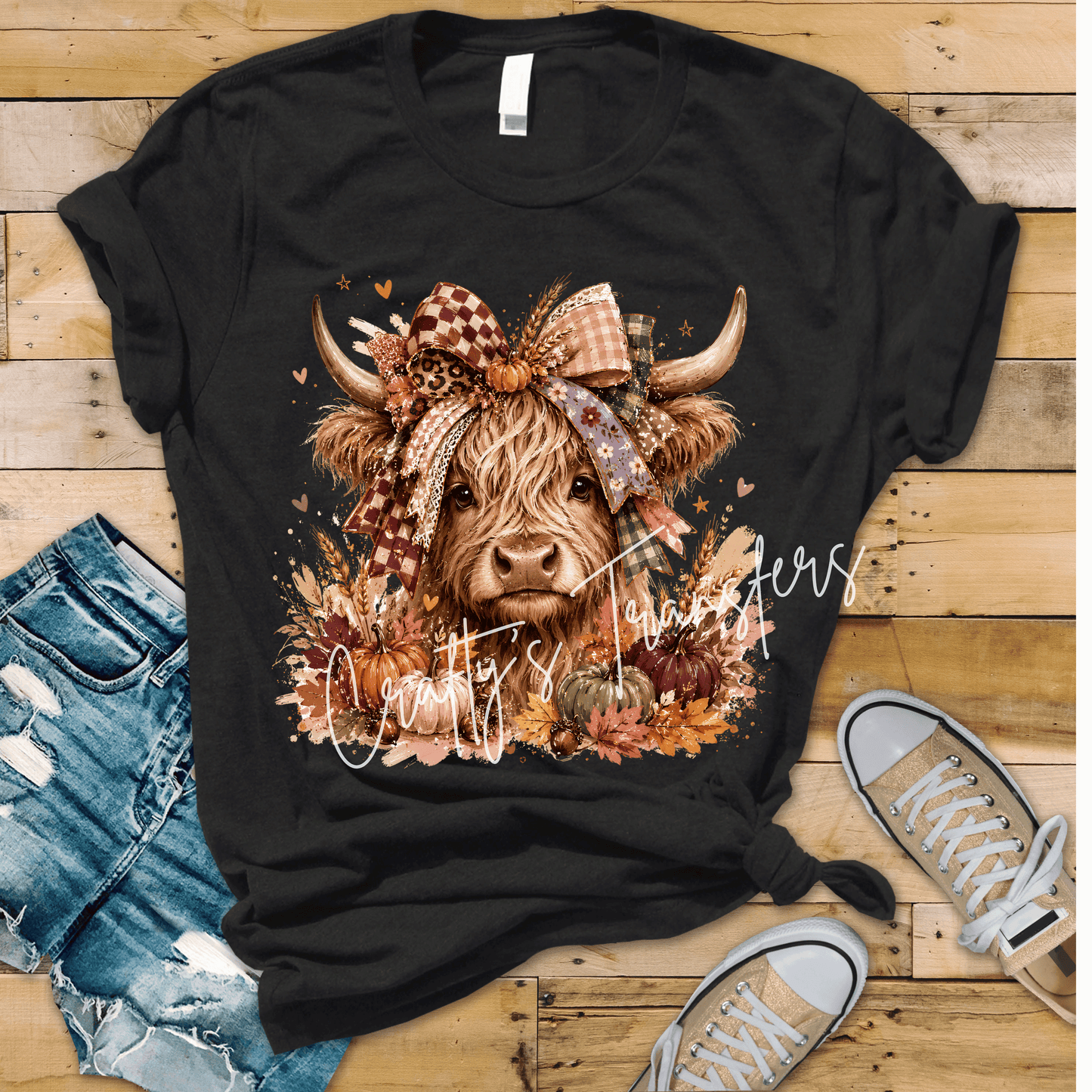 Fall Highland Cow