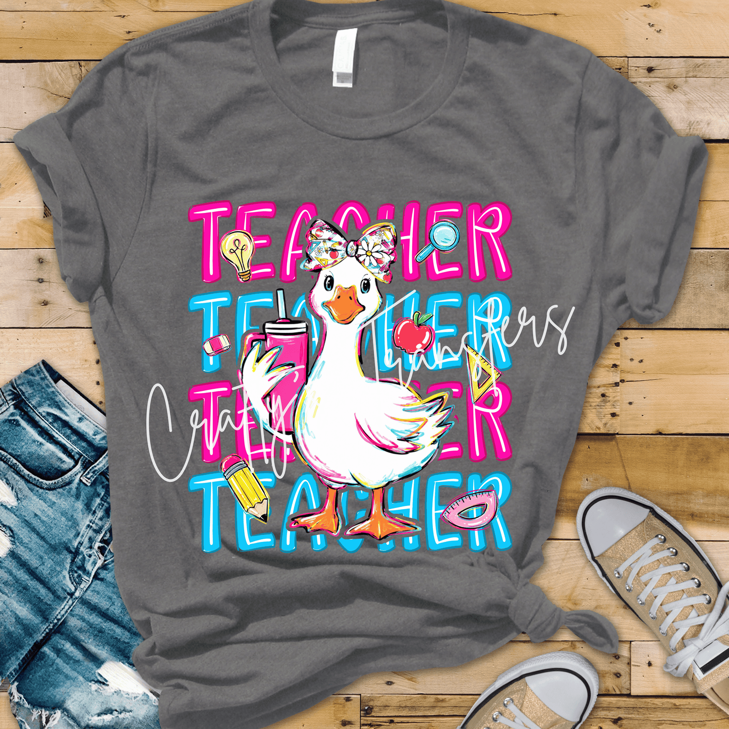 Preppy Teacher Goose