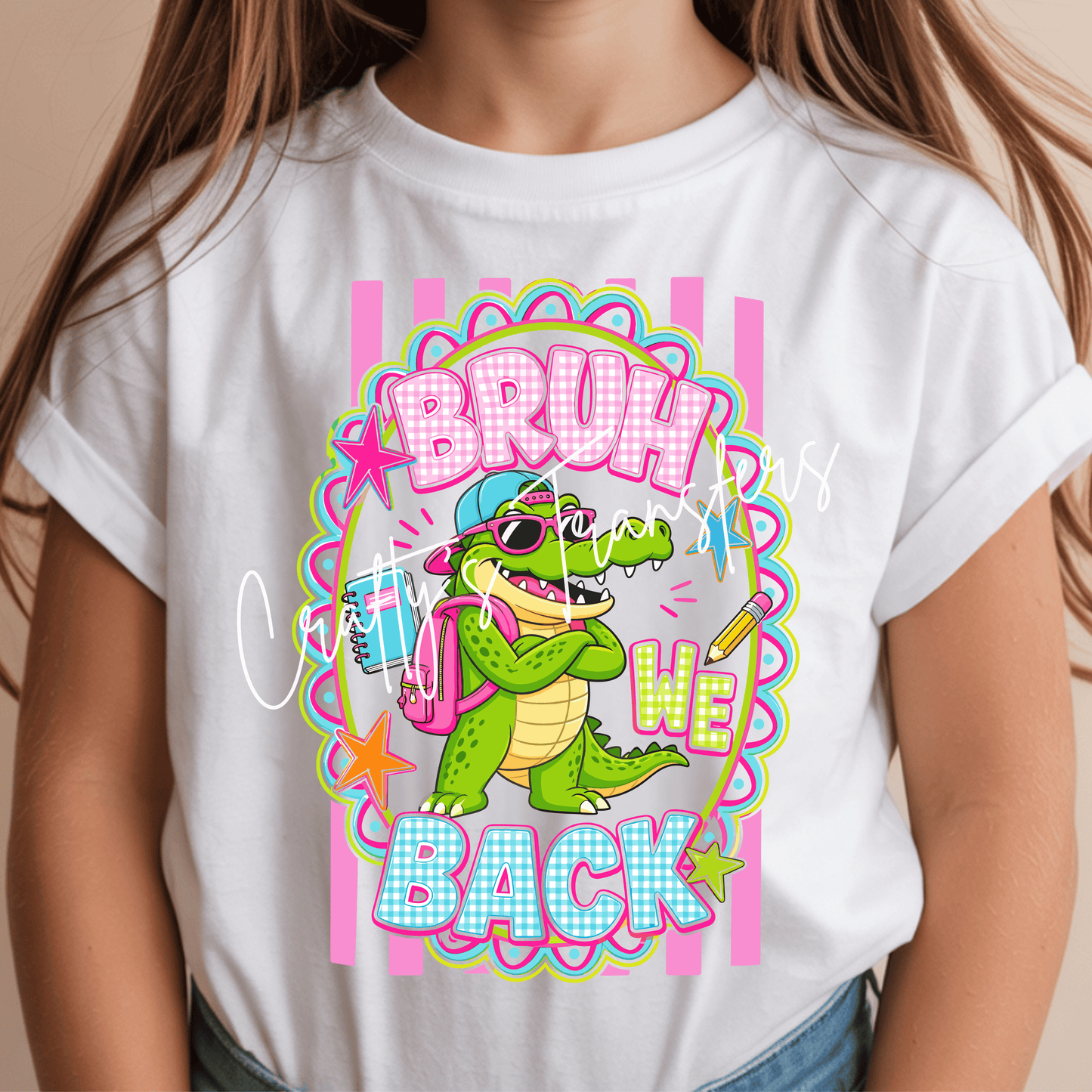 Guess Whos Back Bruh Back to School Shirt DTF