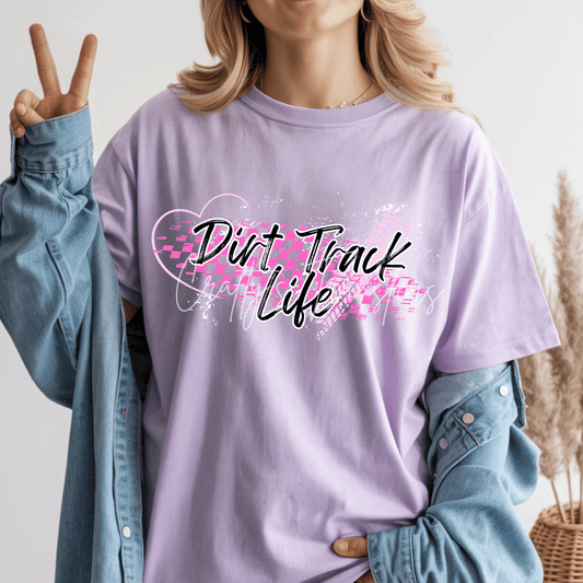 Dirt Track Life Racing DTF Shirt Design