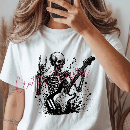 Skelly with Guitar