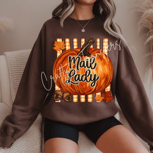 Mail Lady Fall Pumpkin