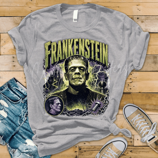 Reanimated Monster Horror DTF Transfer – Vintage Laboratory Halloween Shirt Design