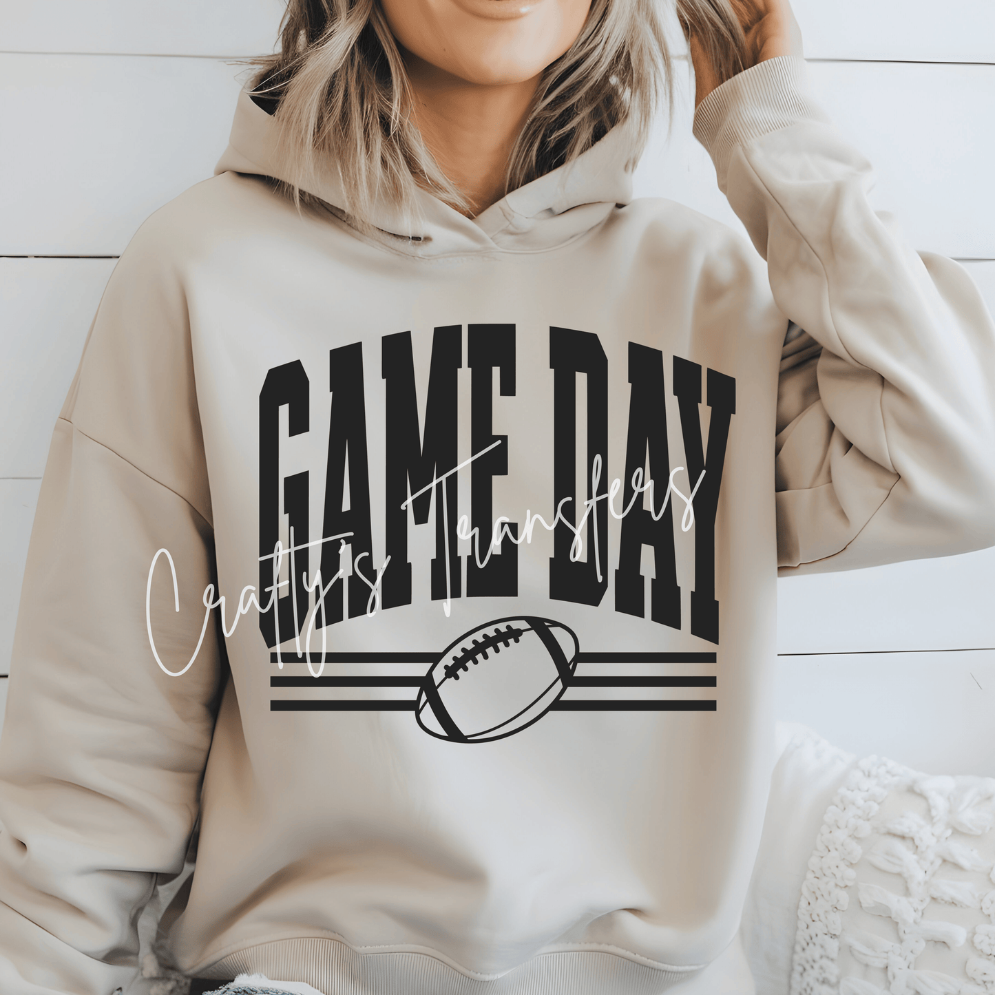 Game Day Football DTF Transfer – Multiple Colors & Distressed Style Options