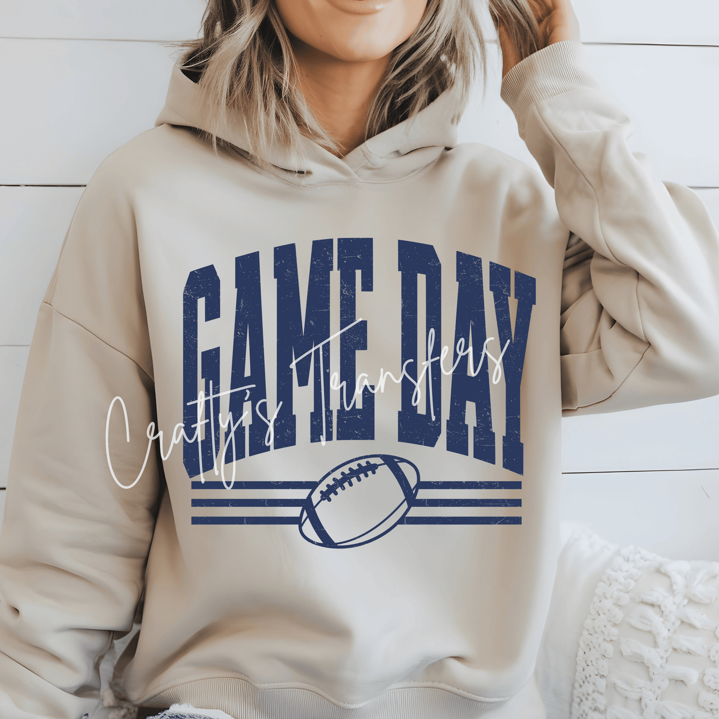 Game Day Football DTF Transfer – Multiple Colors & Distressed Style Options
