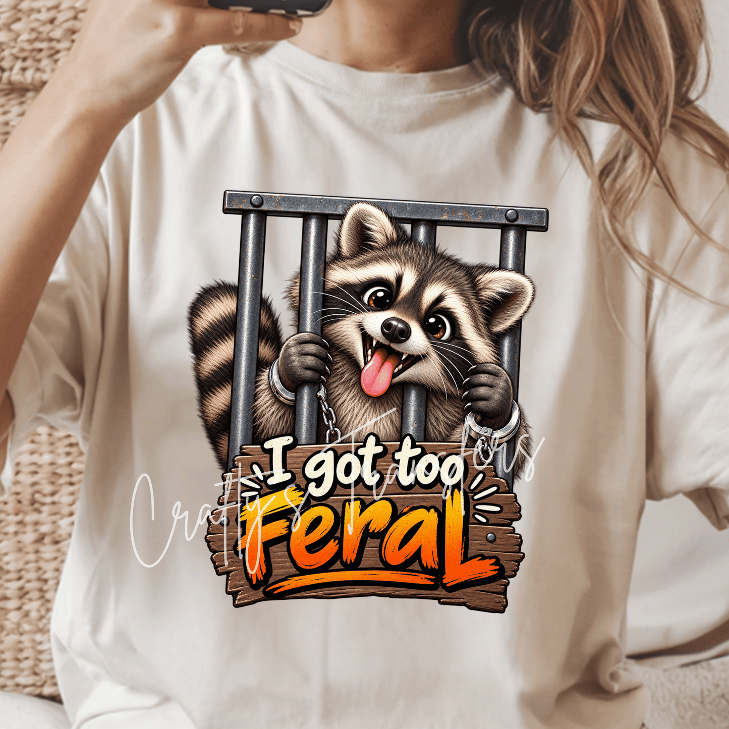 Got Too Feral Raccoon