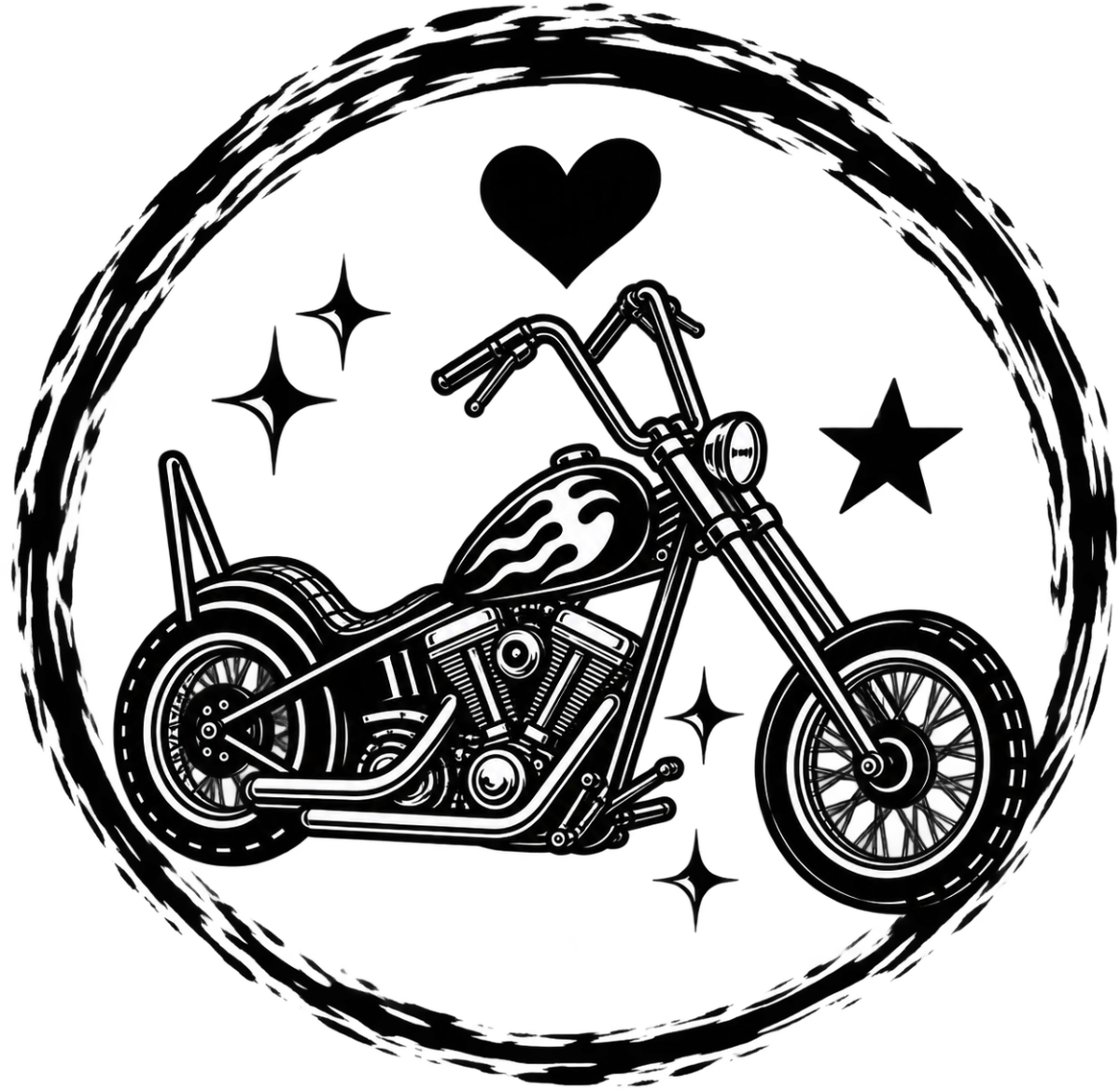 Funny Biker DTF Transfer – Don’t Ride My Own Bike Motorcycle Humor Graphic