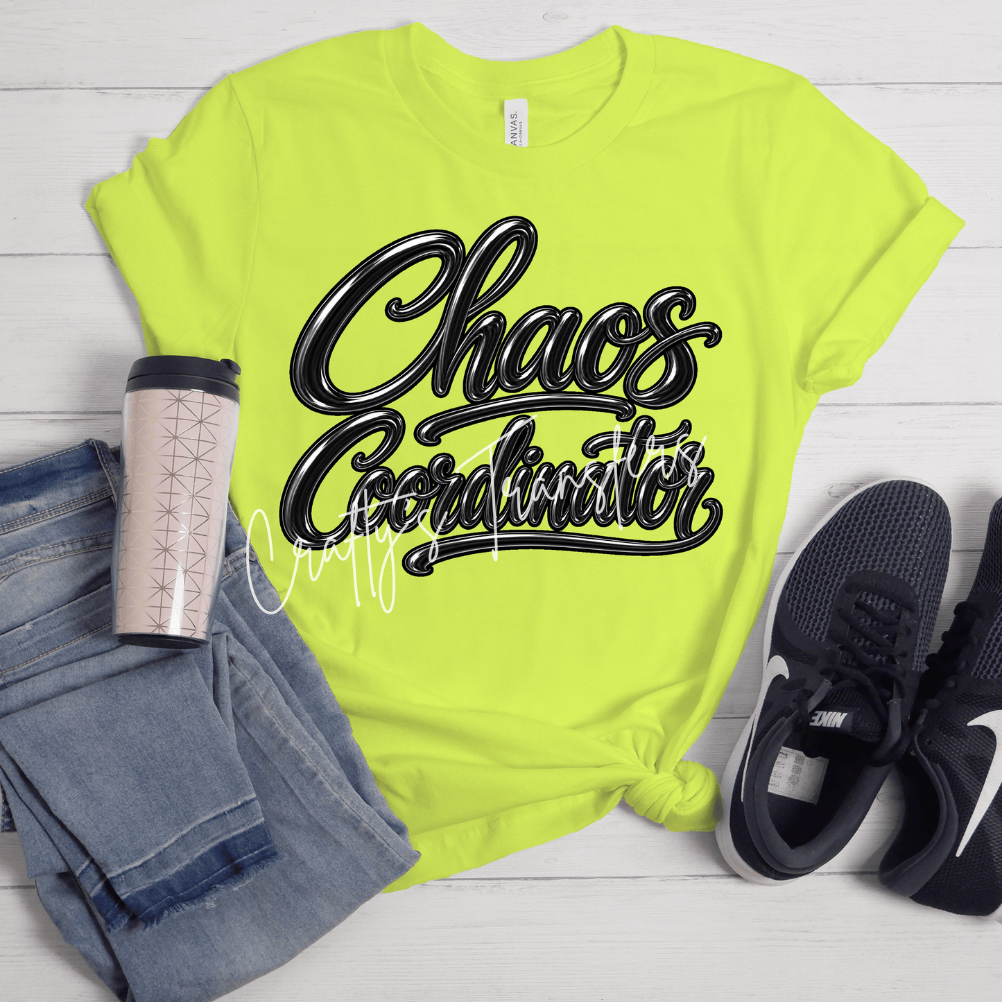 Funny Script Word DTF Transfer – Causing Chaos, Homebody, Sassy, Trashy Wife, Hot Mess & More