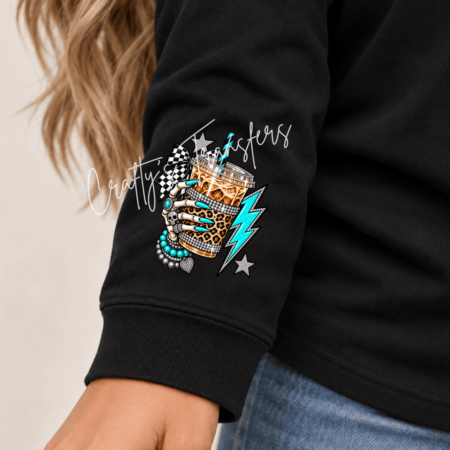 Gentle Parenting Dropout Skeleton Mom DTF Transfer – Turquoise Leopard Print Mom Shirt Design – Funny Parenting DTF