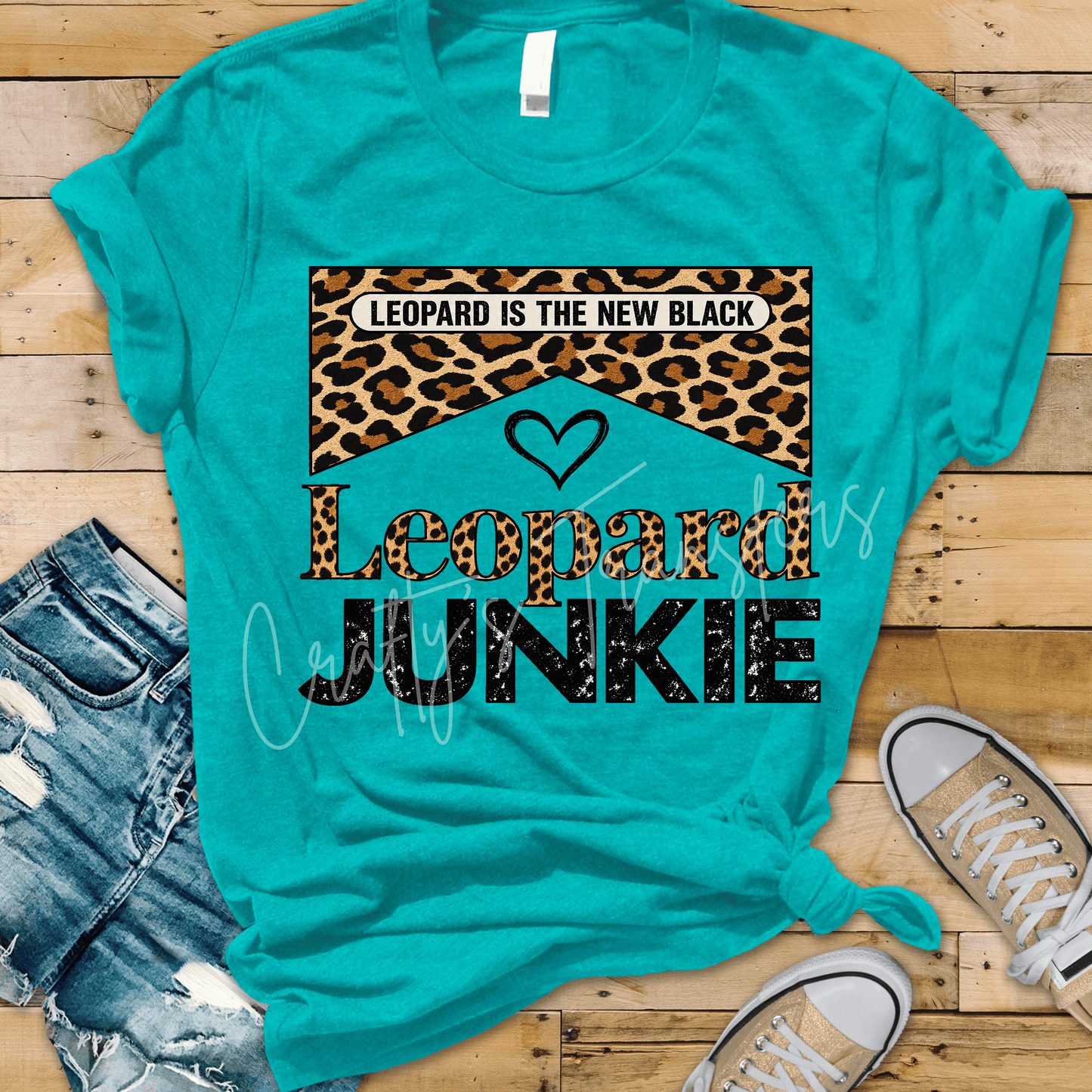 Leopard Print Lover DTF Transfer – Animal Print Graphic – Trendy Cheetah Style Shirt Transfer