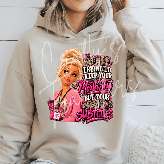 Sassy Manager DTF Transfer – Funny Office Attitude Shirt Design – Blonde or Brunette DTF