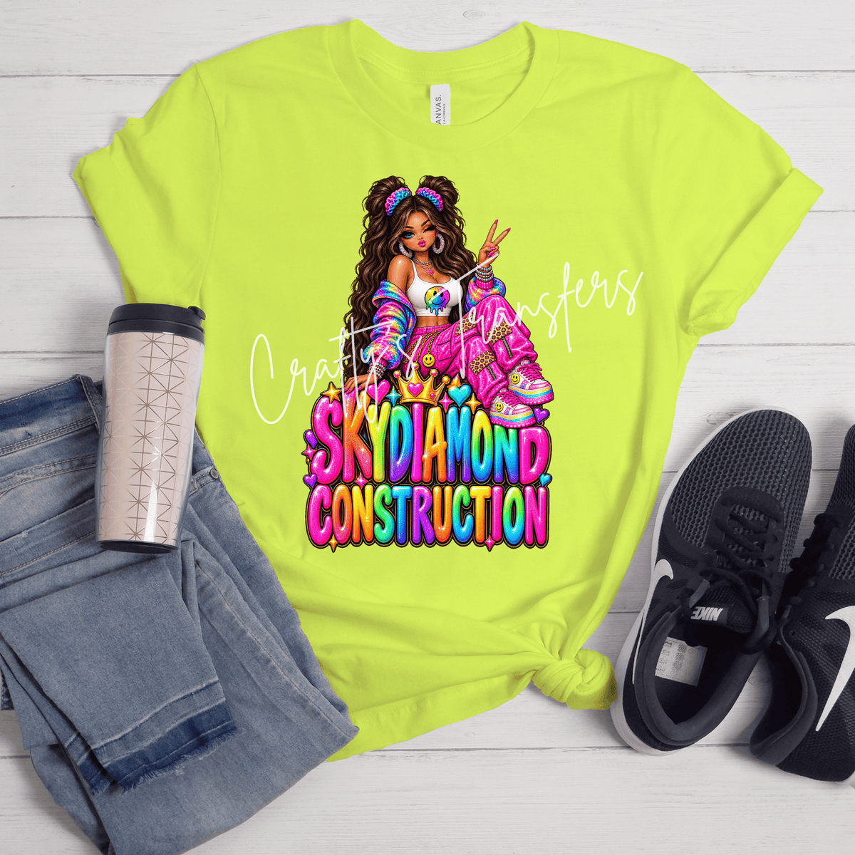 Sky Diamond Girl 1 DTF