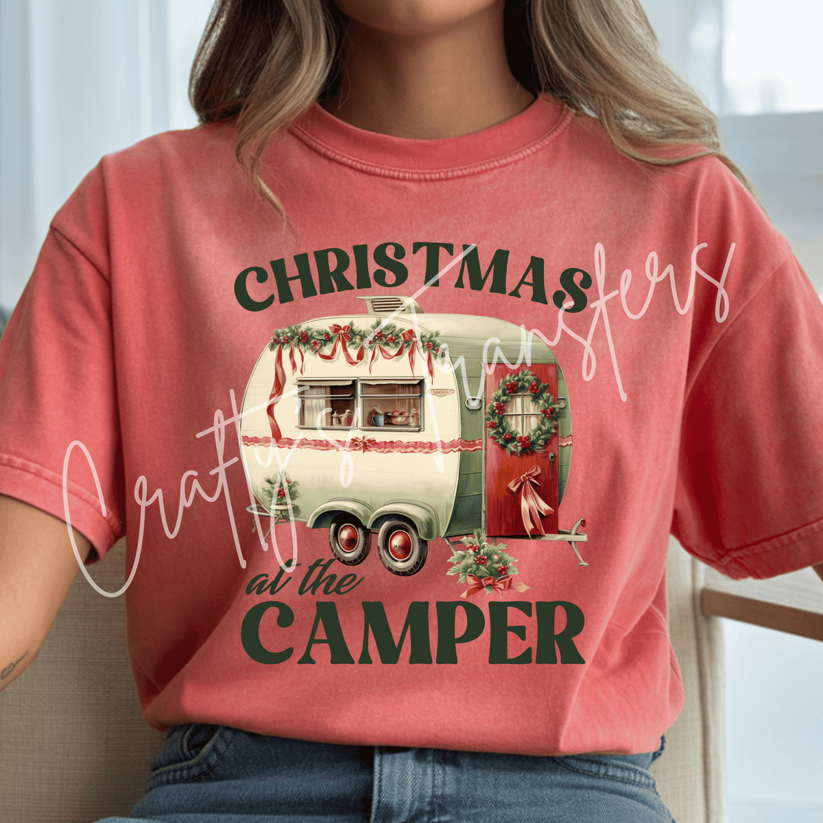 Christmas At the Camper DTF Transfer Holiday Shirt Transfer
