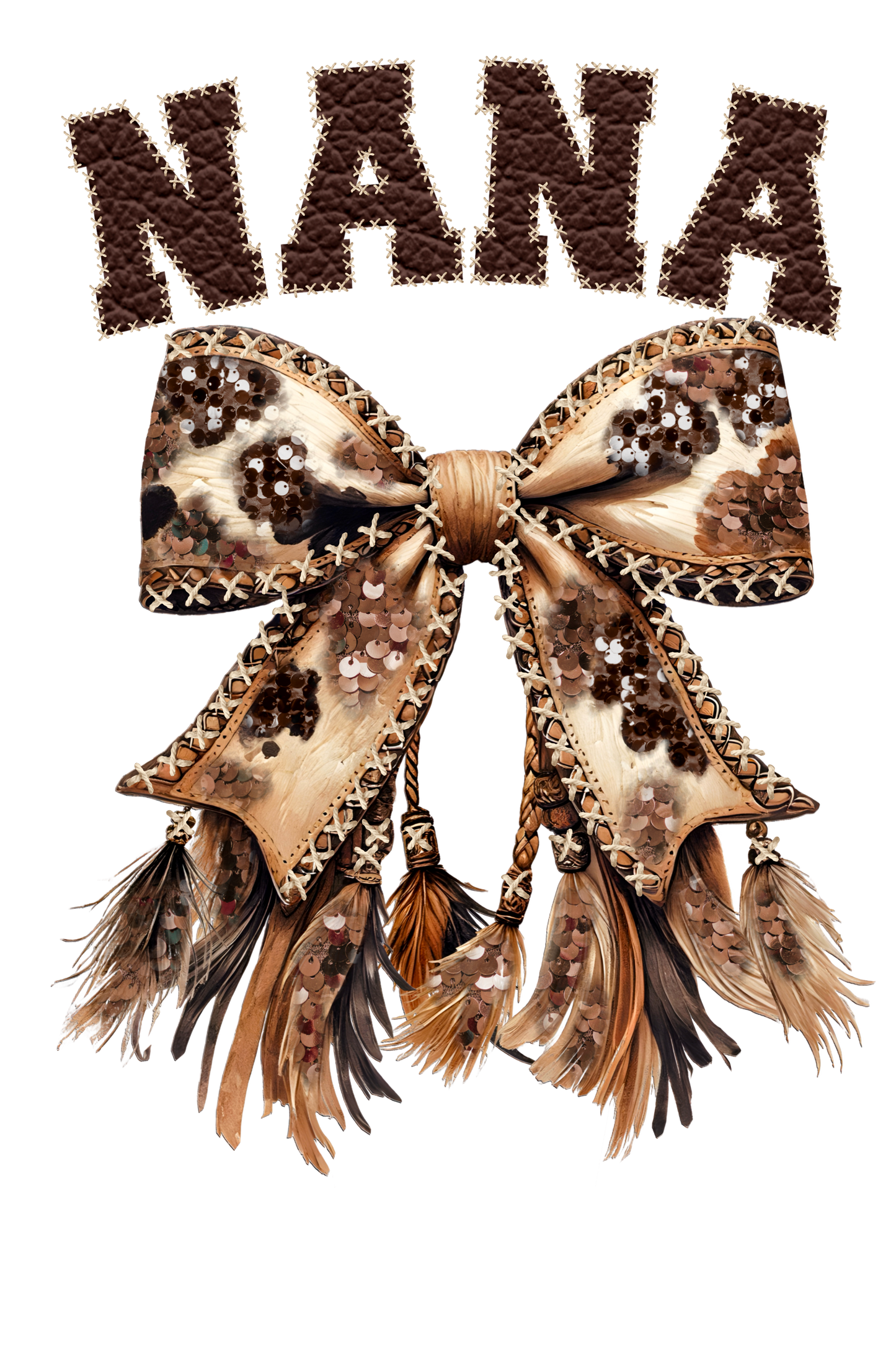 Nana Feather Bow