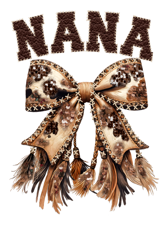 Nana Feather Bow