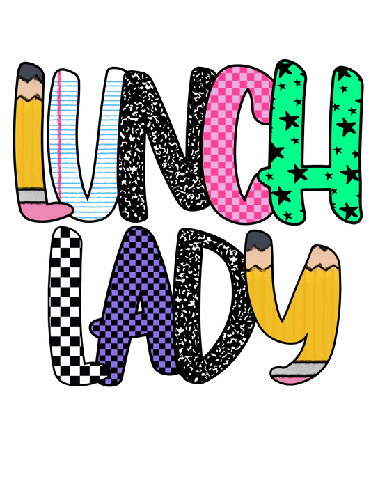 Lunch Lady - School Design Letters