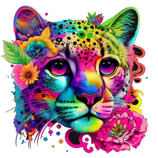 Bright Colorful Bobcat