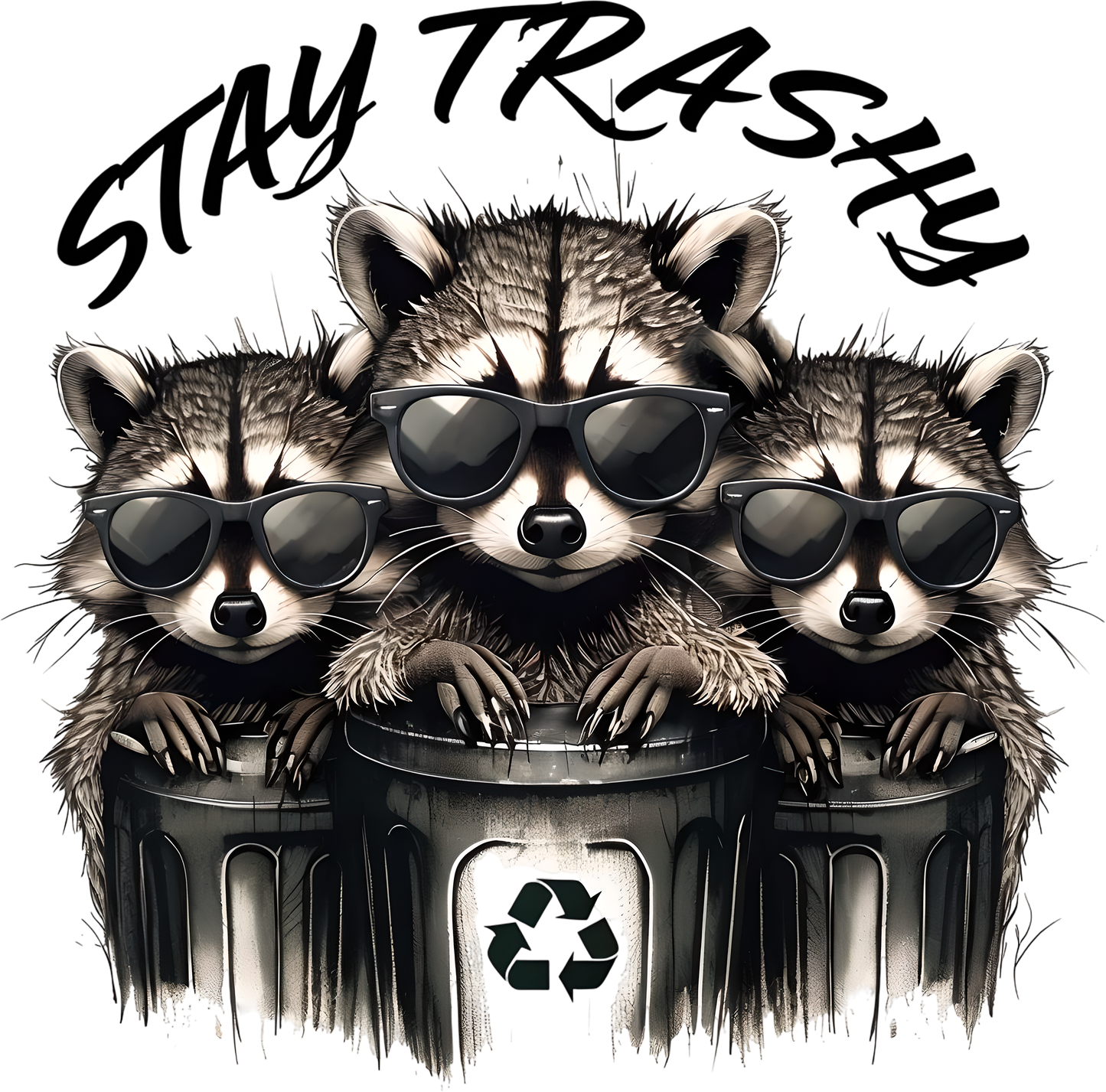 Stay Trashy Raccoon
