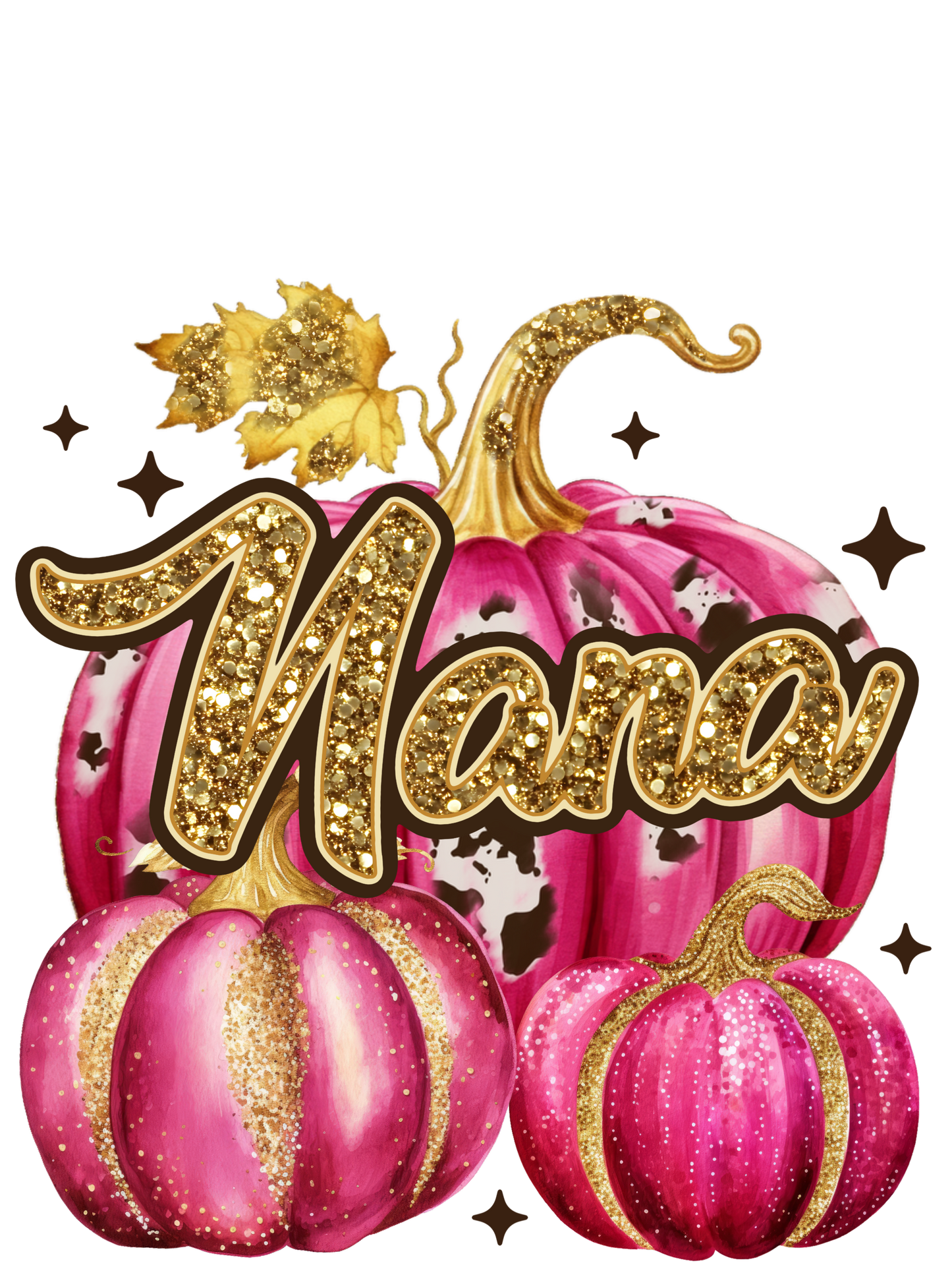 Pink Pumpkin Fall - Mama, Mini, Mamaw, Nana, Auntie